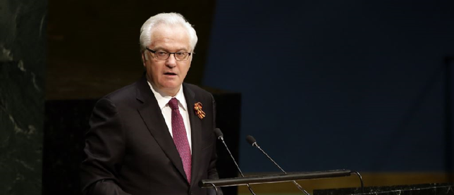Churkin: Ukraine should withdraw its troops from recently...