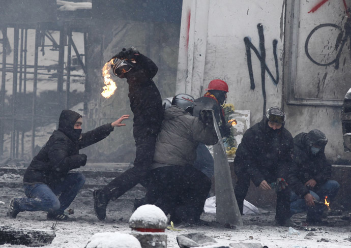 Kiev, January 22, 2014. (Reuters/Vasily Fedosenko)