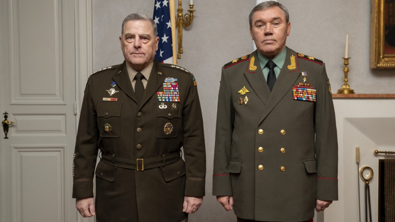 Top U.S., Russian Generals Meet in...