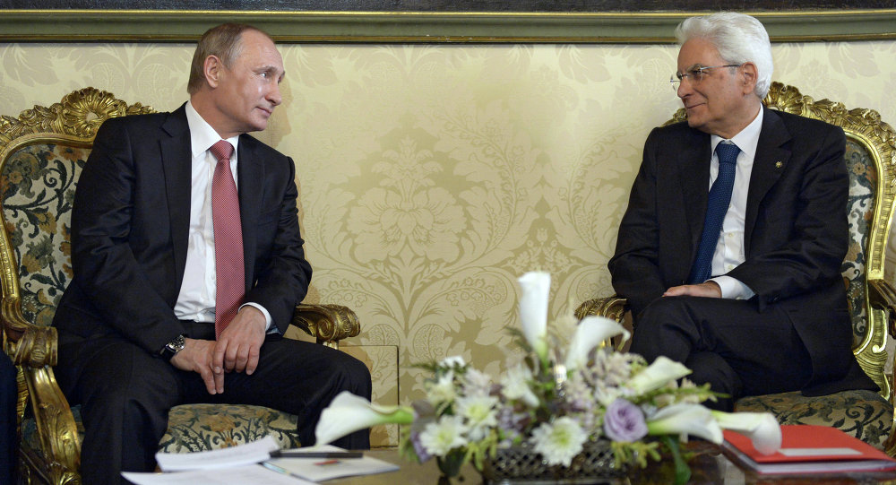 Putin Shares With Italian President His Views on...