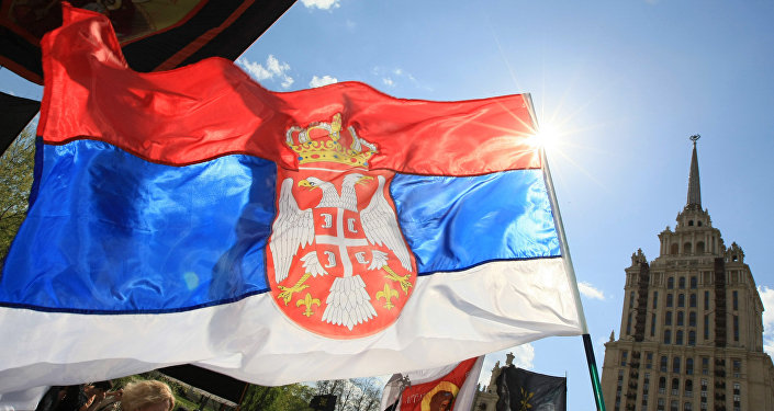 Serb March in support of Serbia's territorial integrity