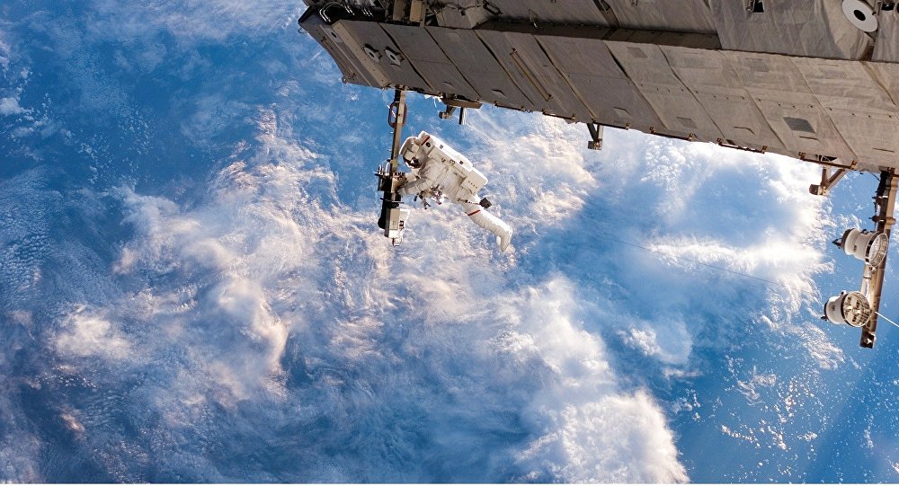 WATCH: Two Russian Cosmonauts Conduct Spacewalk Outside...
