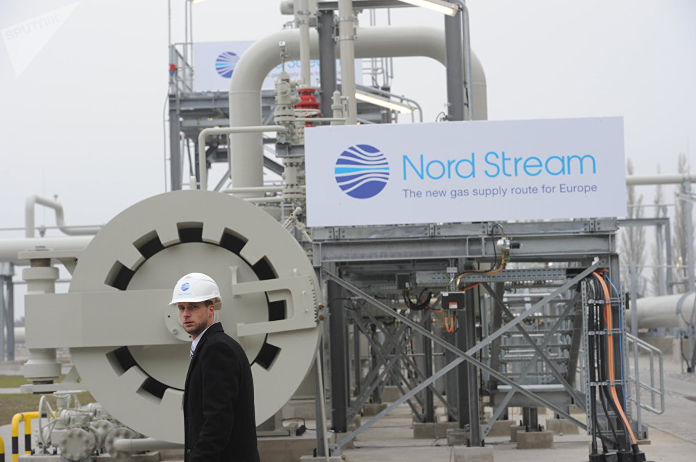 Prior to the grand opening ceremony of the Nord Stream gas pipeline in the German town of Lubmin. Prior to the grand opening ceremony of the Nord Stream gas pipeline in the German town of Lubmin.