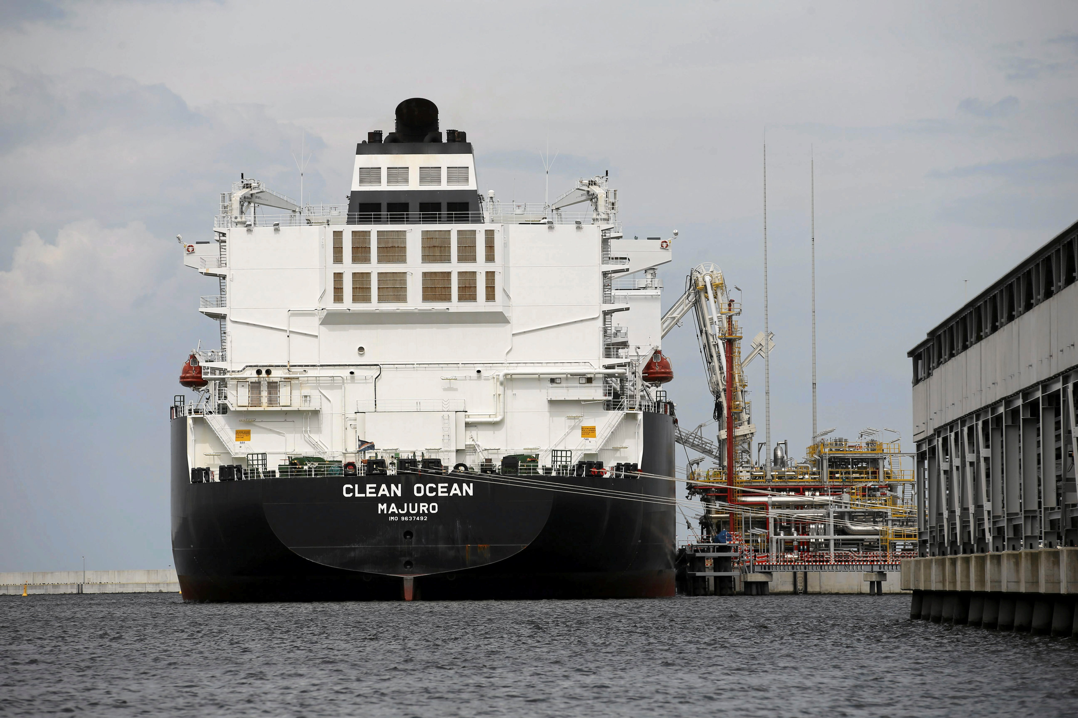 The LNG tanker Clean Ocean is pictured during the first U.S. delivery of liquefied natural gas to LNG terminal in Swinoujscie, Poland June 8, 2017 The LNG tanker Clean Ocean is pictured during the first U.S. delivery of liquefied natural gas to LNG terminal in Swinoujscie, Poland June 8, 2017