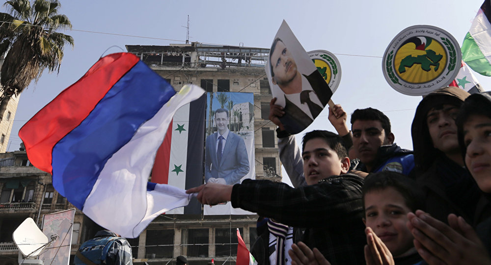 Residents of Syrian City of Aleppo Grateful to Russians...