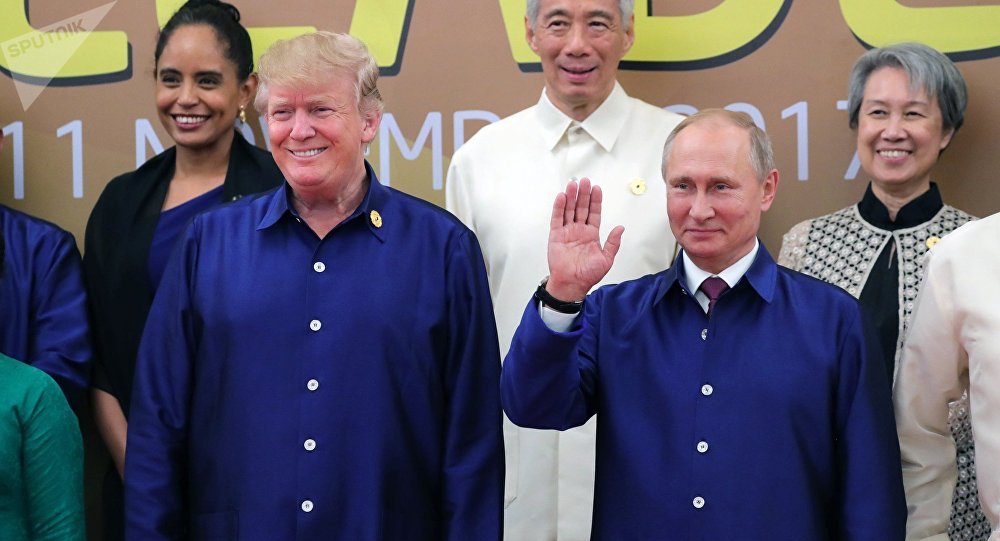 WATCH Putin, Trump Greeting Each Other at APEC Summit in...