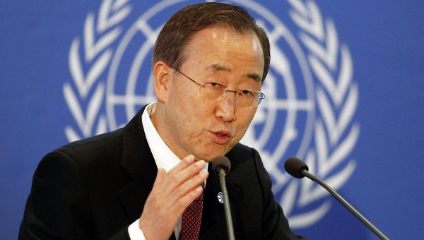 Ban Ki-moon Welcomes Syria’s Bid to Join UN Treaty
