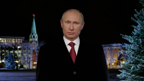 President Putin Addresses Russians on New Year