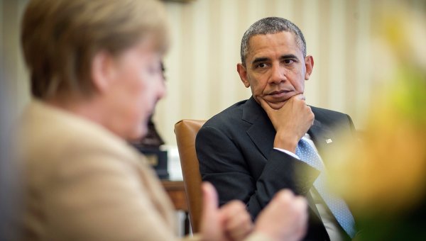 Obama, Merkel to Coordinate Possible New Sanctions...