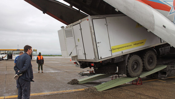 Russia to Send Cargo With Ebola Protection Gear to...