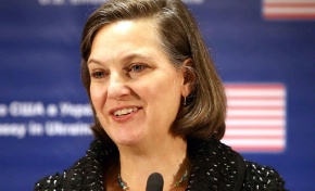 Assistant Secretary of State for European and Eurasian Affairs Victoria Nuland during a press conference at the U.S. Embassy in Kiev, Ukraine, on Feb. 7, 2014. (U.S. State Department photo)