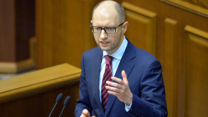 Ukraine's Prime Minister Arseniy Yatsenyuk