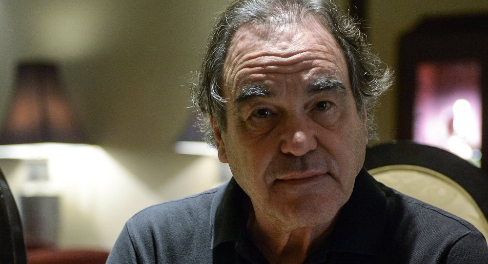 Oliver Stone Holds Press Conference in Moscow