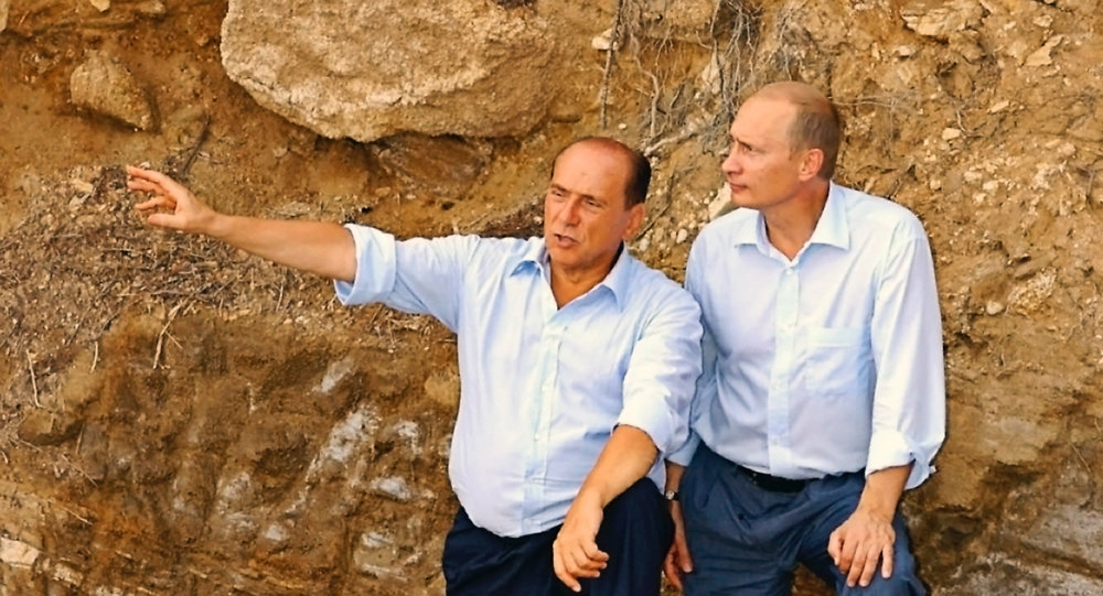 Berlusconi Surprises Putin With Birthday Gift (PHOTO)