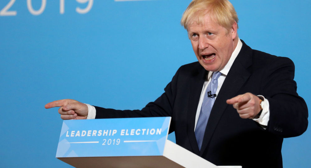 Watch Buckingham Palace as Newly Elected UK PM Boris...