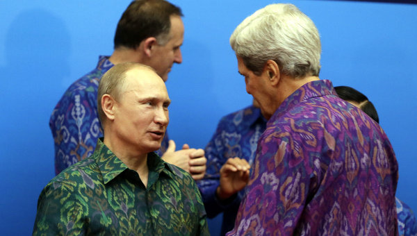 Putin Briefly Meets With US Secretary of State