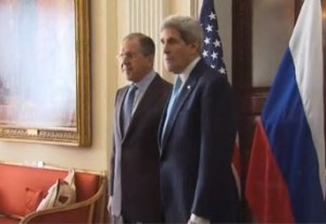 Kerry & Lavrov discuss fighting Daesh / ISIL in Syria