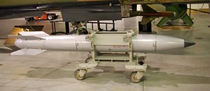 B-61 nuclear bomb (photo by US Air Force)