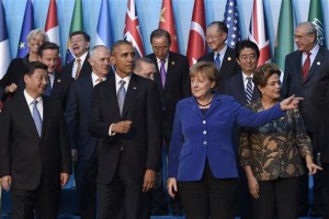 Leaders of the G20 countries at the G20 summit meeting in Antalya, Turkey in Nov 2015 (Susan Walsh, AP)