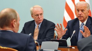 Joe Biden tries to persuade then PM Putin not to enter presidential race, March 2011.