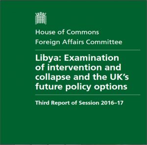 UK Parliamentary report on 2011 NATO war in Libya